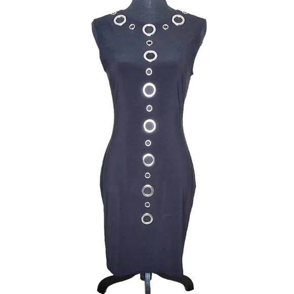 bodycon goth dress Black Goth Mini Bodycon Skater Dress | Goth mini dress
